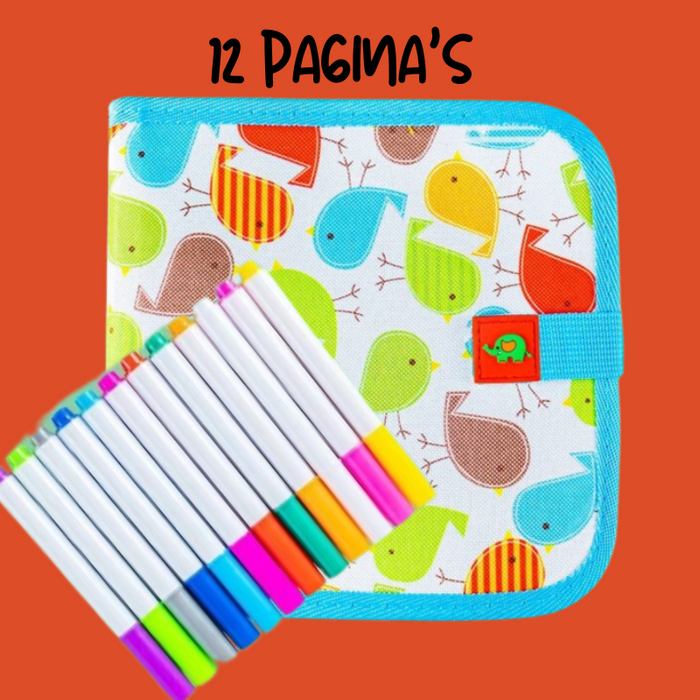 Dino Tekenboek – Herbruikbaar Tekenplezier voor Kinderen