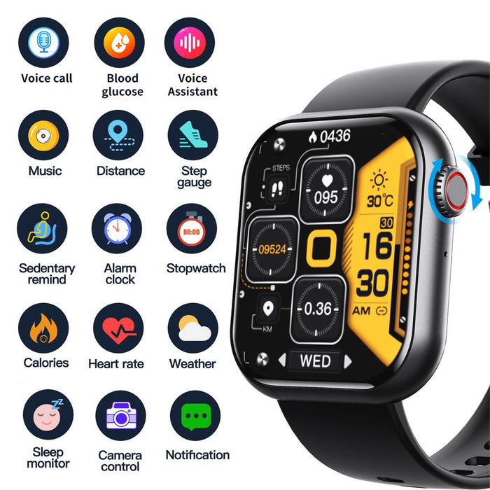 Smart Health Pro Smartwatch – Compleet Gezondheids- en Fitnesshorloge