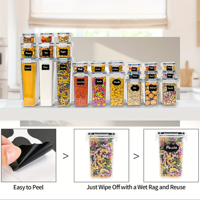 24-Delige Premium Keukenopbergset – Praktisch en Overzichtelijk