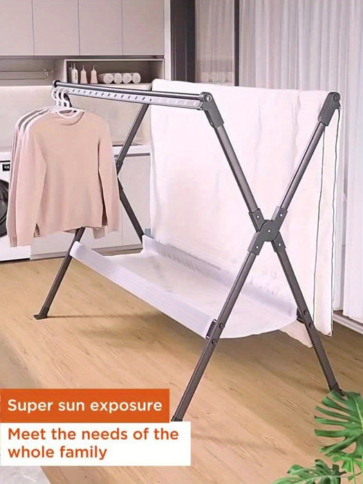 FlexiDry Kledingdroogrek – Opvouwbaar en Ruim met 36 Winddichte Gaten