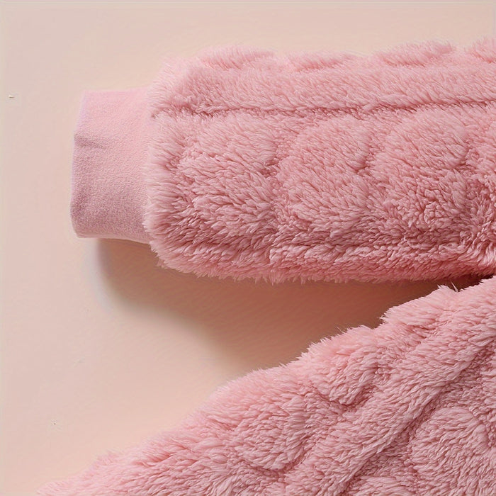 Sacco Nanna per Bambini in Pile con Rilievo a Cuore – Caldo e Confortevole