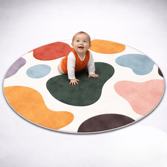 Leikkimatto vauvoille ja lapsille mandala-aurinkokuvioinnilla turvalliseen leikkiin
