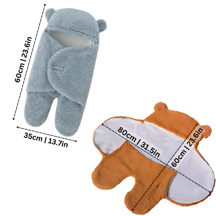 CuddleBear Baby Wikkeldeken – Zacht, Warm en Veilig