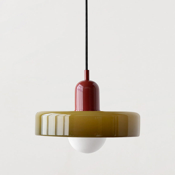 Bauhaus Design Pendellamp van Glas – Artistiek, Modern en Tijdloos