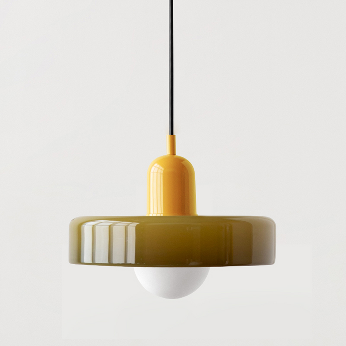 Bauhaus Design Pendellamp van Glas – Artistiek, Modern en Tijdloos