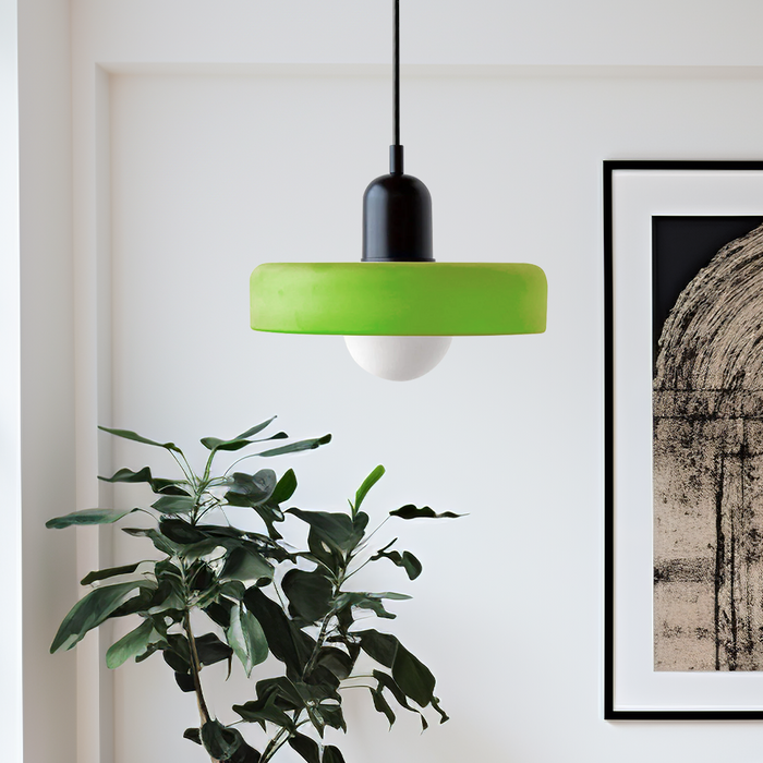 Bauhaus Design Pendellamp van Glas – Artistiek, Modern en Tijdloos