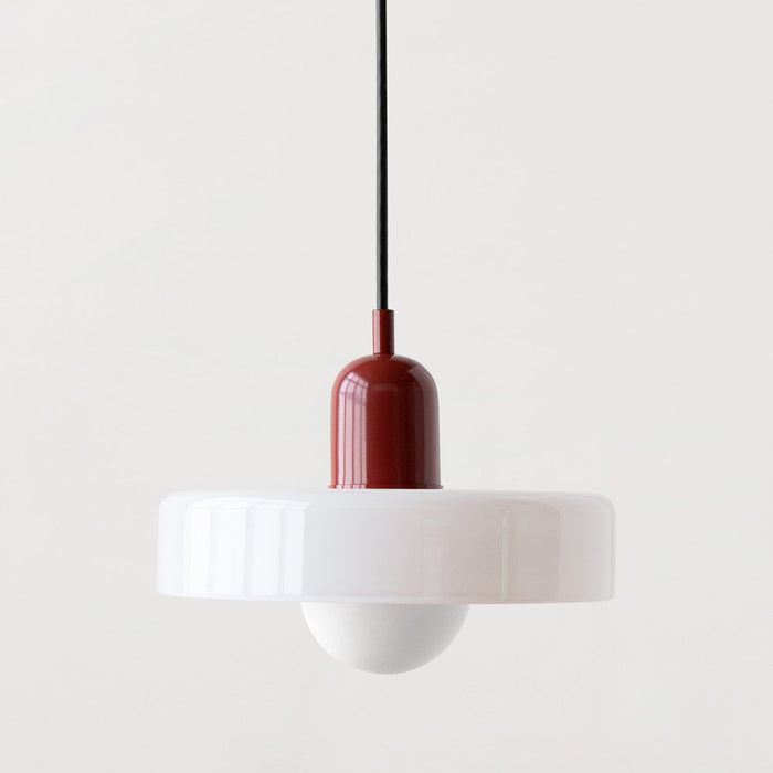 Bauhaus Design Pendellamp van Glas – Artistiek, Modern en Tijdloos