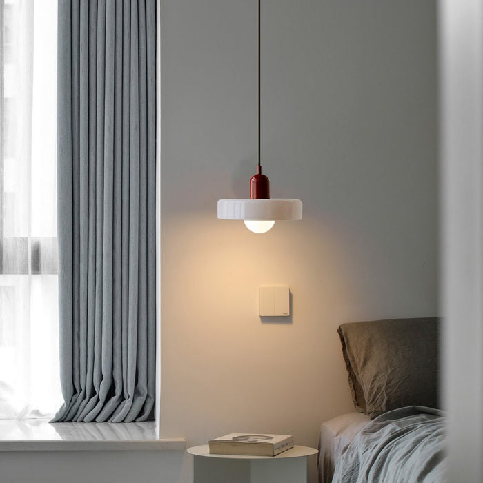 Bauhaus Design Pendellamp van Glas – Artistiek, Modern en Tijdloos