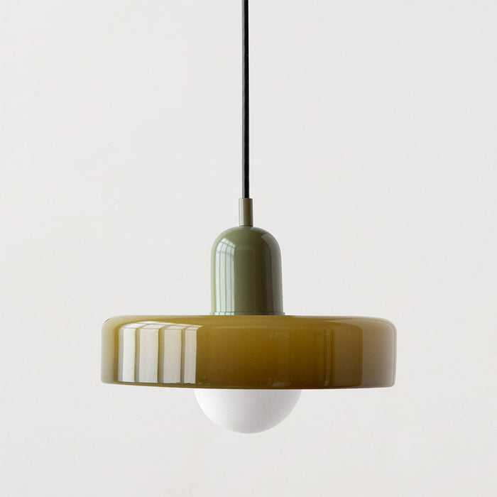 Bauhaus Design Pendellamp van Glas – Artistiek, Modern en Tijdloos