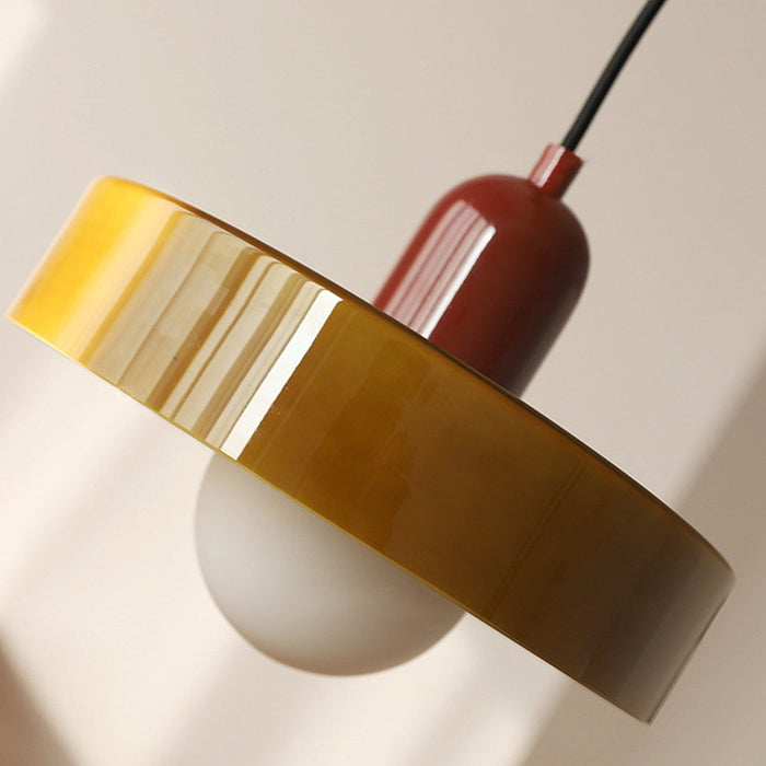 Bauhaus Design Pendellamp van Glas – Artistiek, Modern en Tijdloos