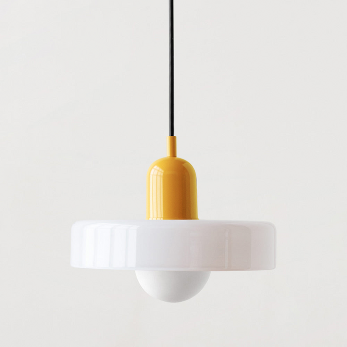 Bauhaus Design Pendellamp van Glas – Artistiek, Modern en Tijdloos