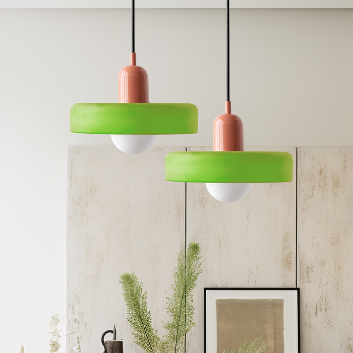 Bauhaus Design Pendellamp van Glas – Artistiek, Modern en Tijdloos