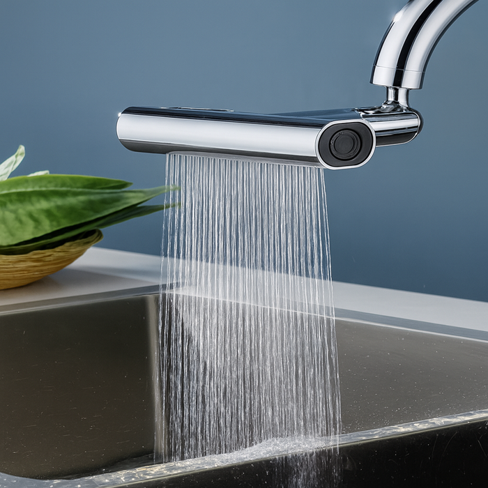 FlexiFlow Kraanopzetstuk – 4 standen & 360° draaibaar