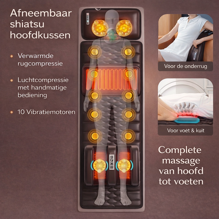 Matelas de Massage avec Massage Corporel Complet – Confort et Détente en Un Seul Produit