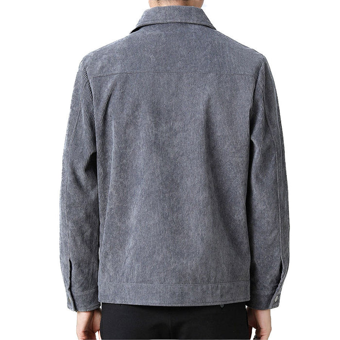 Moderne Corduroy Coach Jacket – Stijlvolle Laag voor Mannen