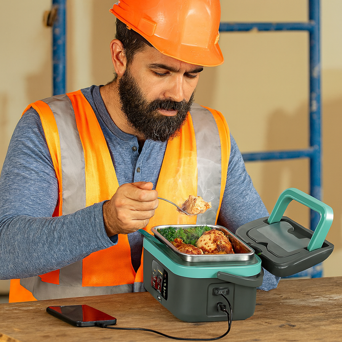 Elektrische Lunchbox met Accu – Warm Eten Onderweg en op Werk