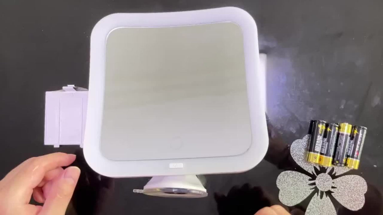 Specchio Make-up LED LumiView 10x – Luminoso, Ingrandente e Facile da Usare