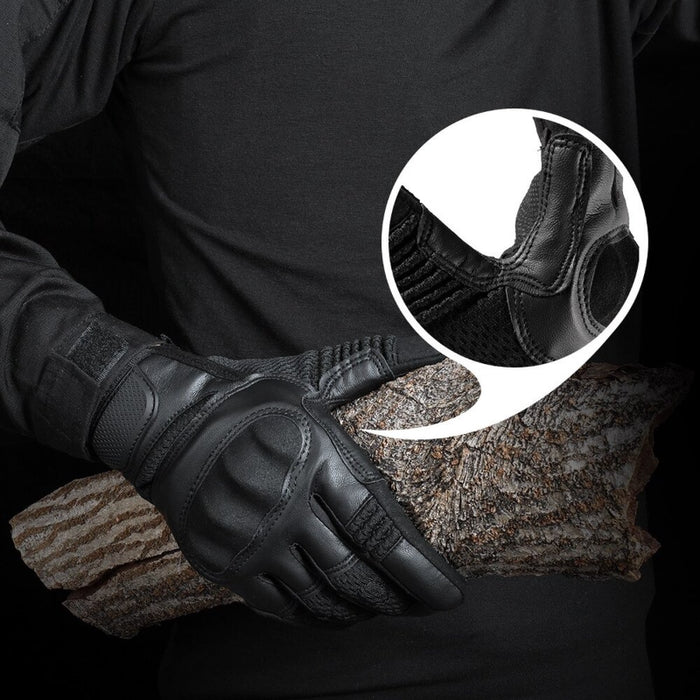 AirFlex Motorhandschoenen – Ademend PU-Leder voor Comfort en Veiligheid