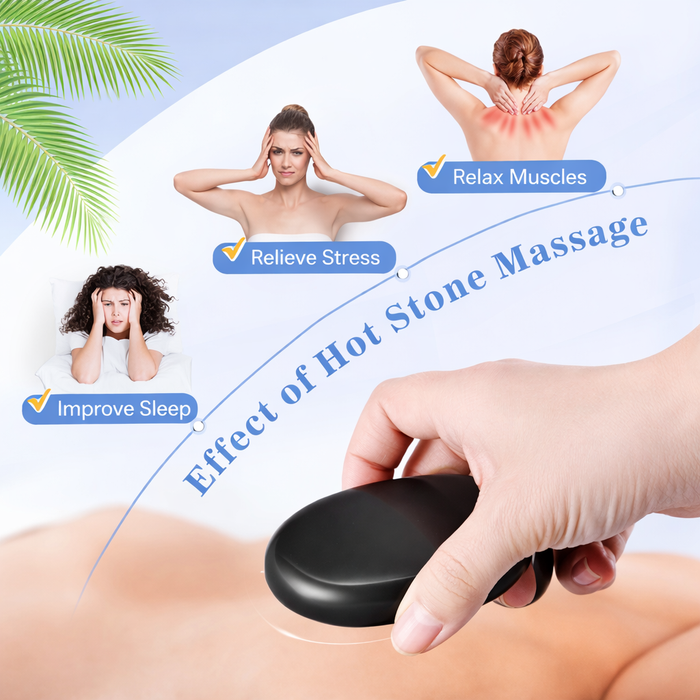 Set Professionale per Massaggio con Pietre Calde – Completo di Riscaldamento