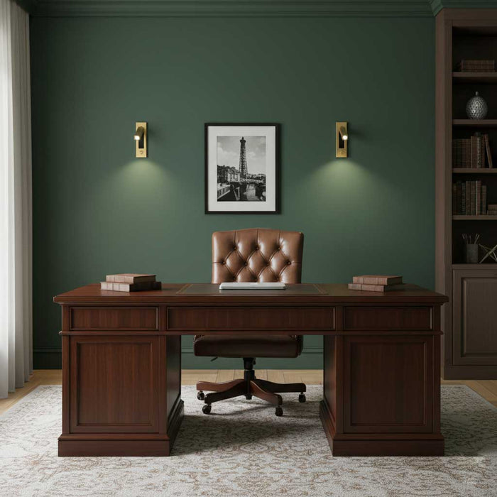 Sammenklappelig LED-væglæselampe til seng og arbejdsværelse – justerbar, pladsbesparende og fokuseret lys