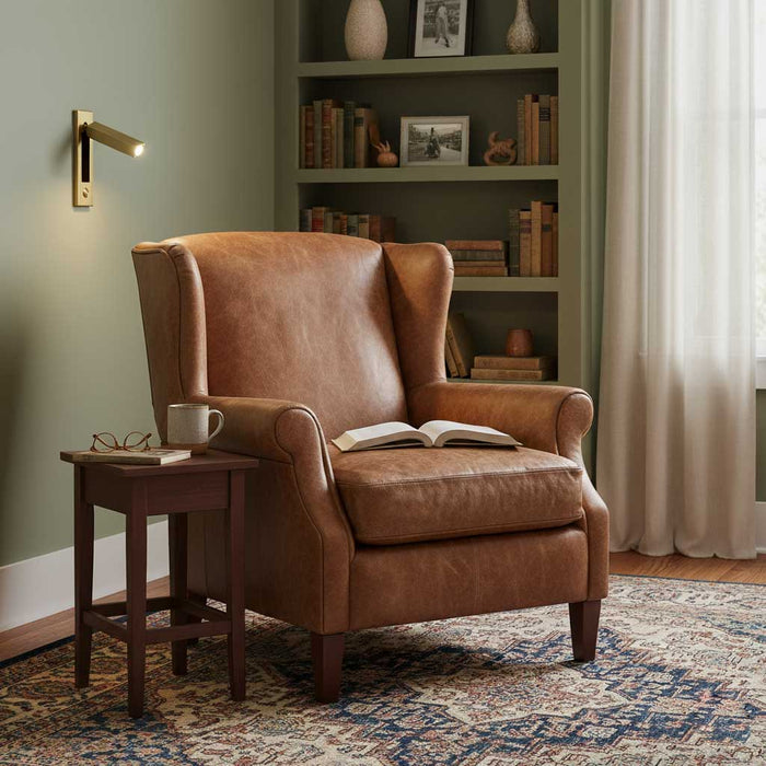 Sammenklappelig LED-væglæselampe til seng og arbejdsværelse – justerbar, pladsbesparende og fokuseret lys