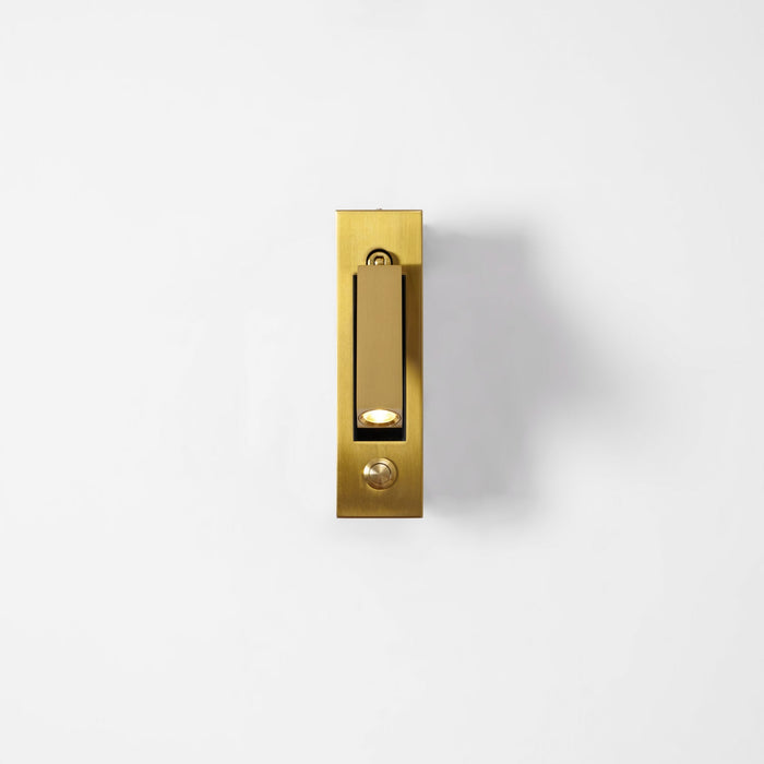 Sammenklappelig LED-væglæselampe til seng og arbejdsværelse – justerbar, pladsbesparende og fokuseret lys