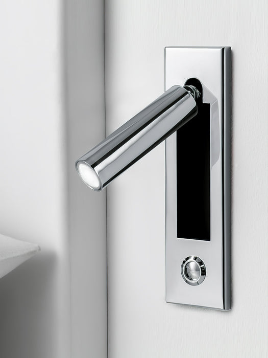 Sammenklappelig LED-væglæselampe til seng og arbejdsværelse – justerbar, pladsbesparende og fokuseret lys