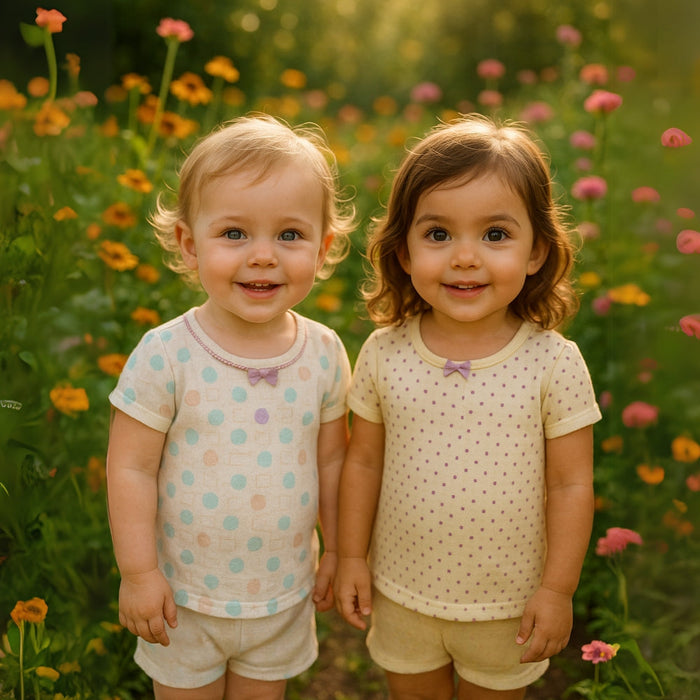 Vrolijke Baby T-Shirt Set – Comfortabel en Speels voor Elke Dag