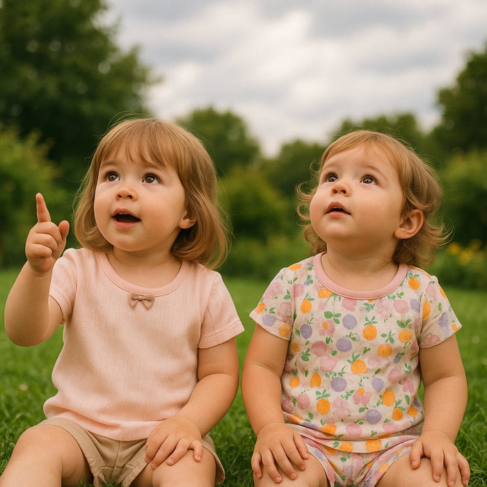 Vrolijke Baby T-Shirt Set – Comfortabel en Speels voor Elke Dag
