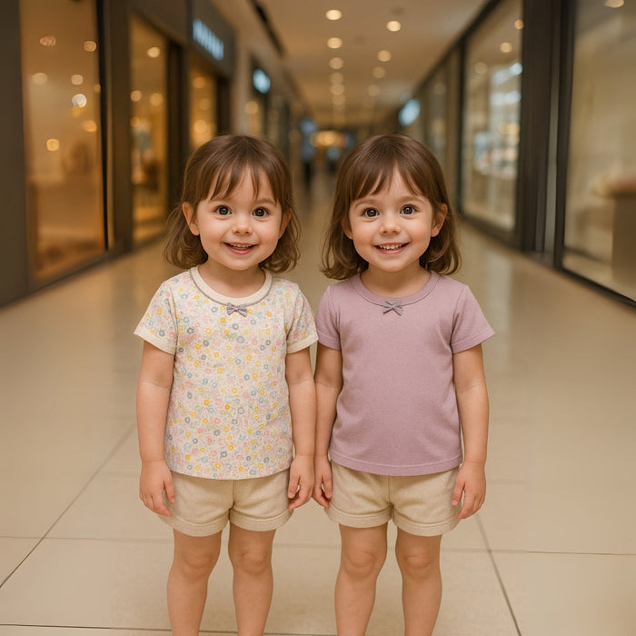 Vrolijke Baby T-Shirt Set – Comfortabel en Speels voor Elke Dag