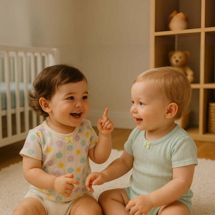 Vrolijke Baby T-Shirt Set – Comfortabel en Speels voor Elke Dag