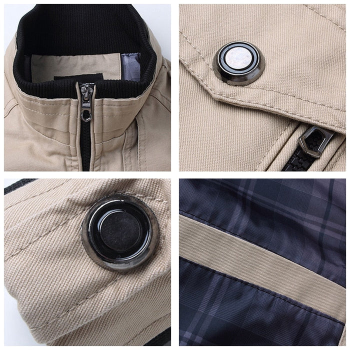 Armévinterjacka för män – Sval och varm komfort