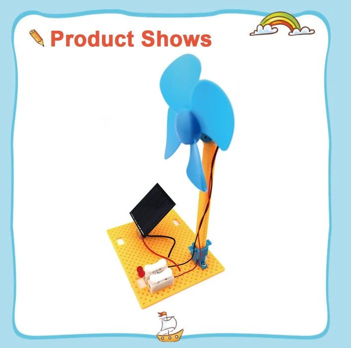 Educatieve Zonne- en Windenergie Set – Leerzaam en Leuk DIY Experiment