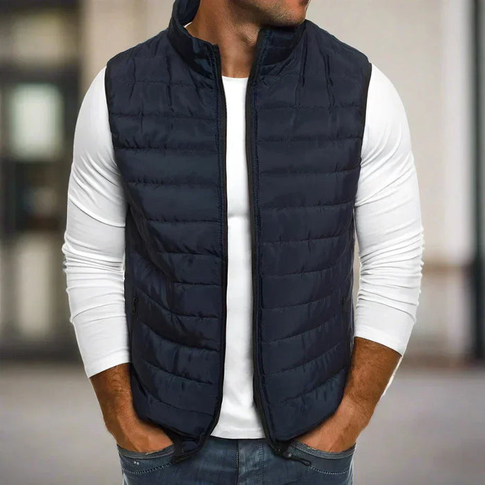 Heren Lichtgewicht Gewatteerde Bodywarmer voor Warmte en Comfort