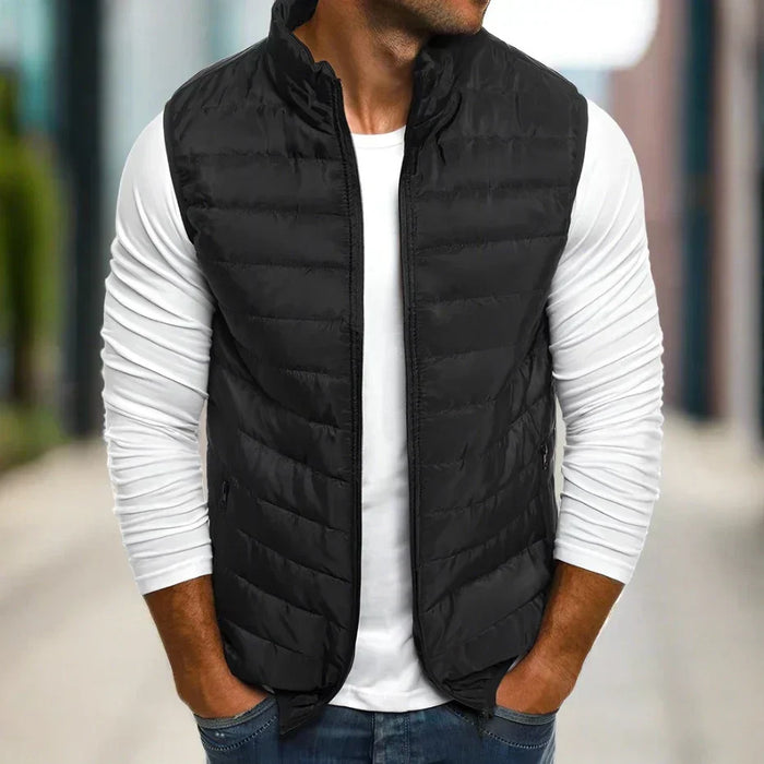 Heren Lichtgewicht Gewatteerde Bodywarmer voor Warmte en Comfort