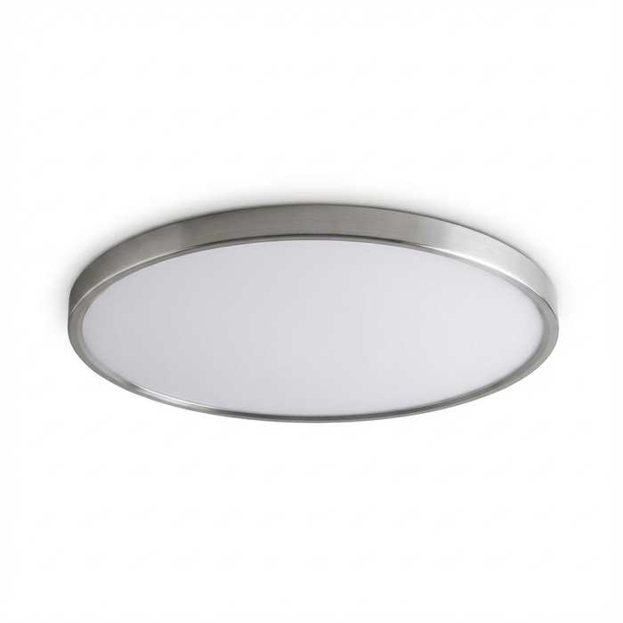 Lampada da Soffitto LED Rotonda con Bordo Dorato – Design Sottile e Luce Soffusa