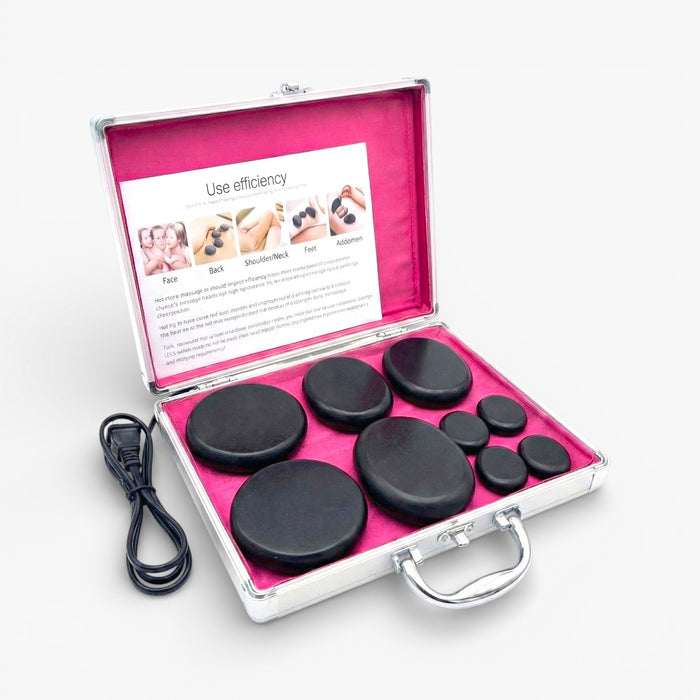 Set Professionale per Massaggio con Pietre Calde – Completo di Riscaldamento