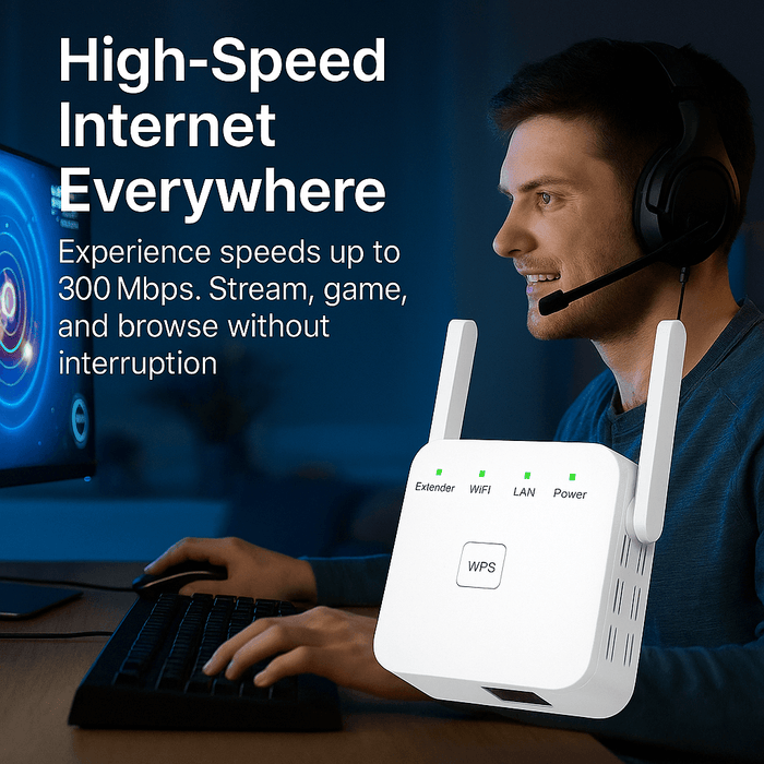 SpeedWave WiFi Versterker – Supersnel Internet in Elke Kamer