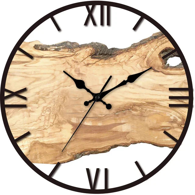 Orologio da Parete in Legno Design – Serenità Naturale e Carattere Senza Tempo