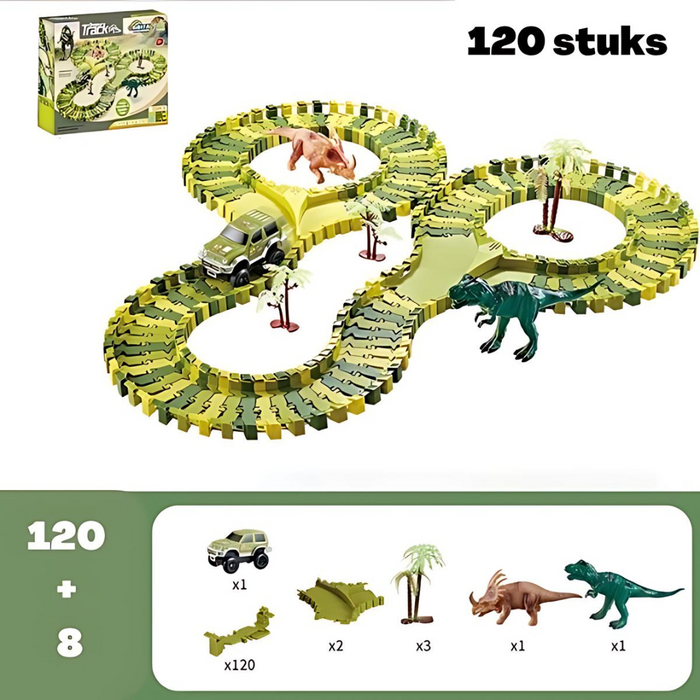 DinoTrack - Dinosaurus Speelgoedset - 360-graden Baan