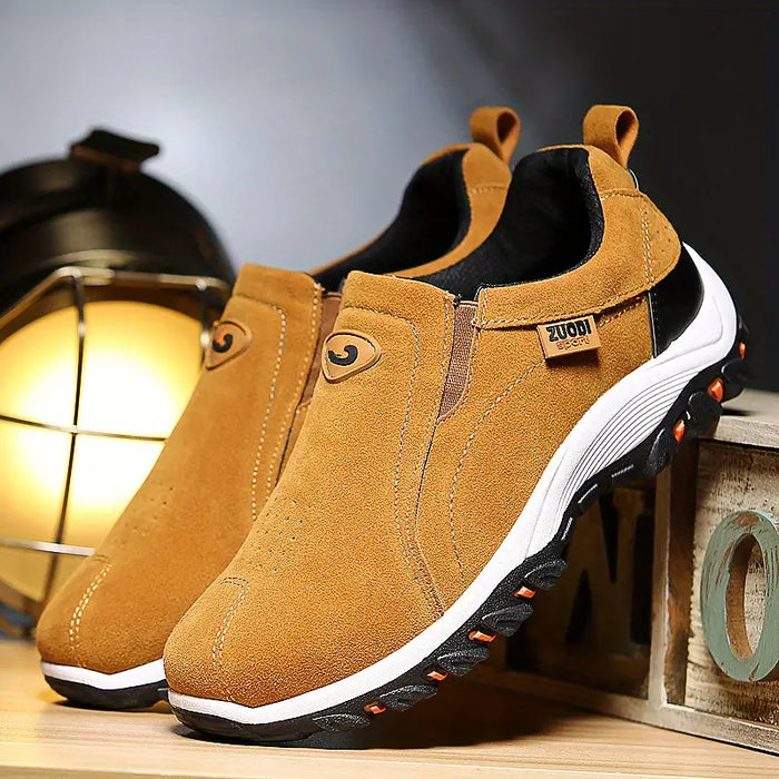 OrthoFlex Suede Orthopedische Schoenen – Duurzaam Comfort voor Mannen