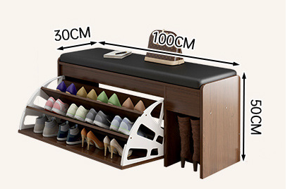 Multifunctionele Schoenenkast met Zitbank – Slim en Ruimtebesparend