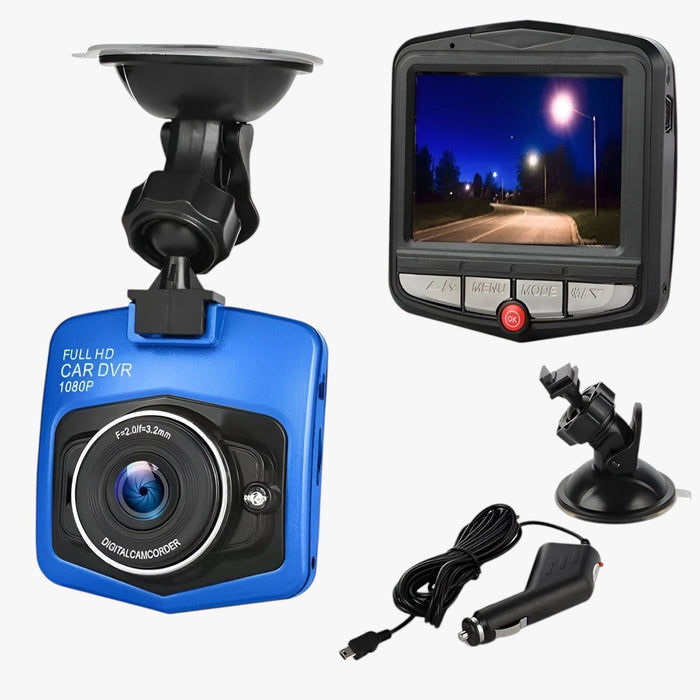 Compacte 1080p HD Dashcam – Nachtzicht met Loopopname