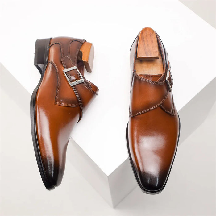 Torino Monk Strap Herenschoenen – Modern en Verfijnd Ontwerp