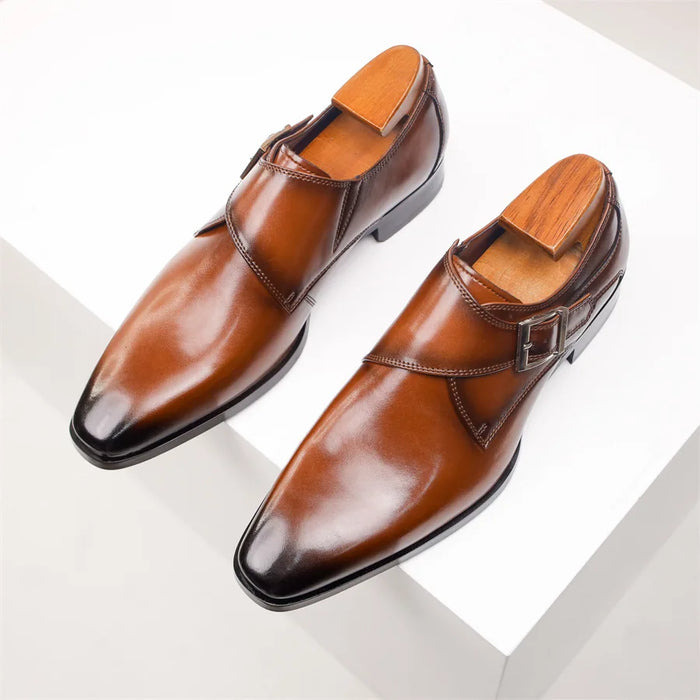 Torino Monk Strap Herenschoenen – Modern en Verfijnd Ontwerp