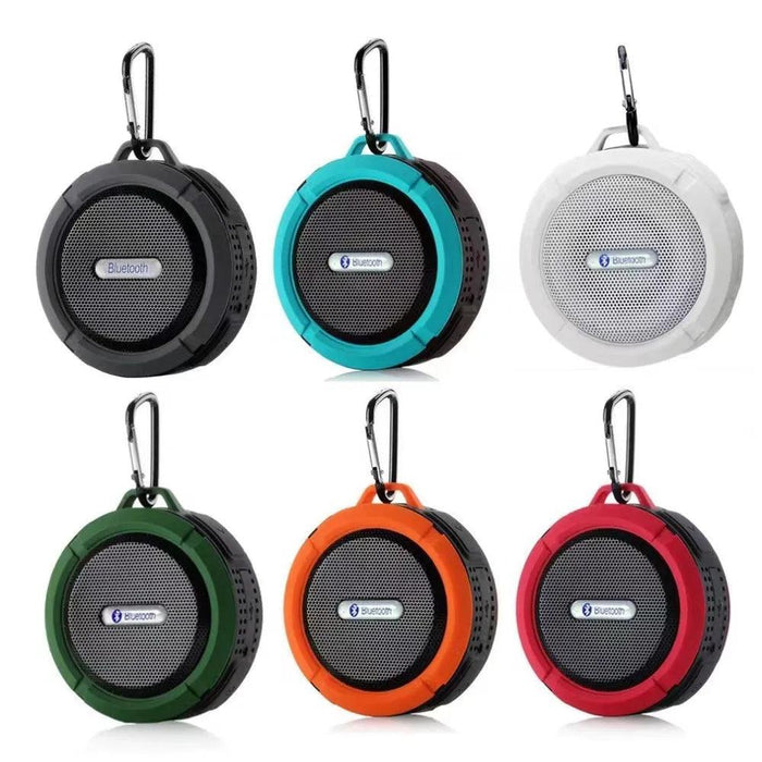 Kannettava Bluetooth-kaiutin imukupilla suihkuun, matkalle ja ulkoiluun