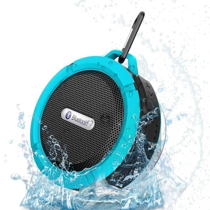 Kannettava Bluetooth-kaiutin imukupilla suihkuun, matkalle ja ulkoiluun