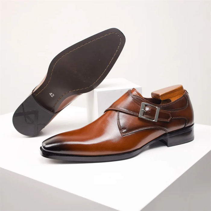 Torino Monk Strap Herenschoenen – Modern en Verfijnd Ontwerp