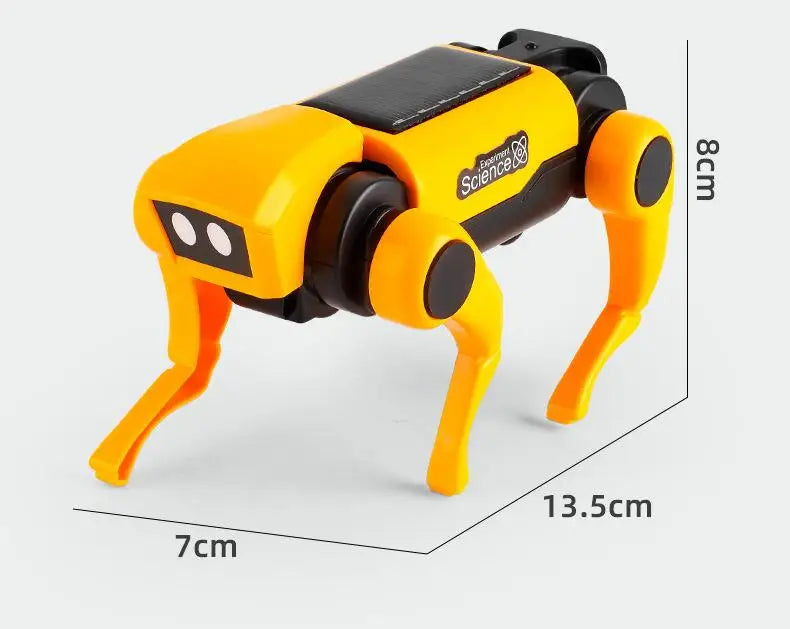Educatieve Zonne-energie Robot – 2-in-1 Hond en Kat Bouwset