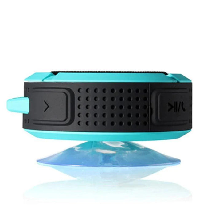 Kannettava Bluetooth-kaiutin imukupilla suihkuun, matkalle ja ulkoiluun